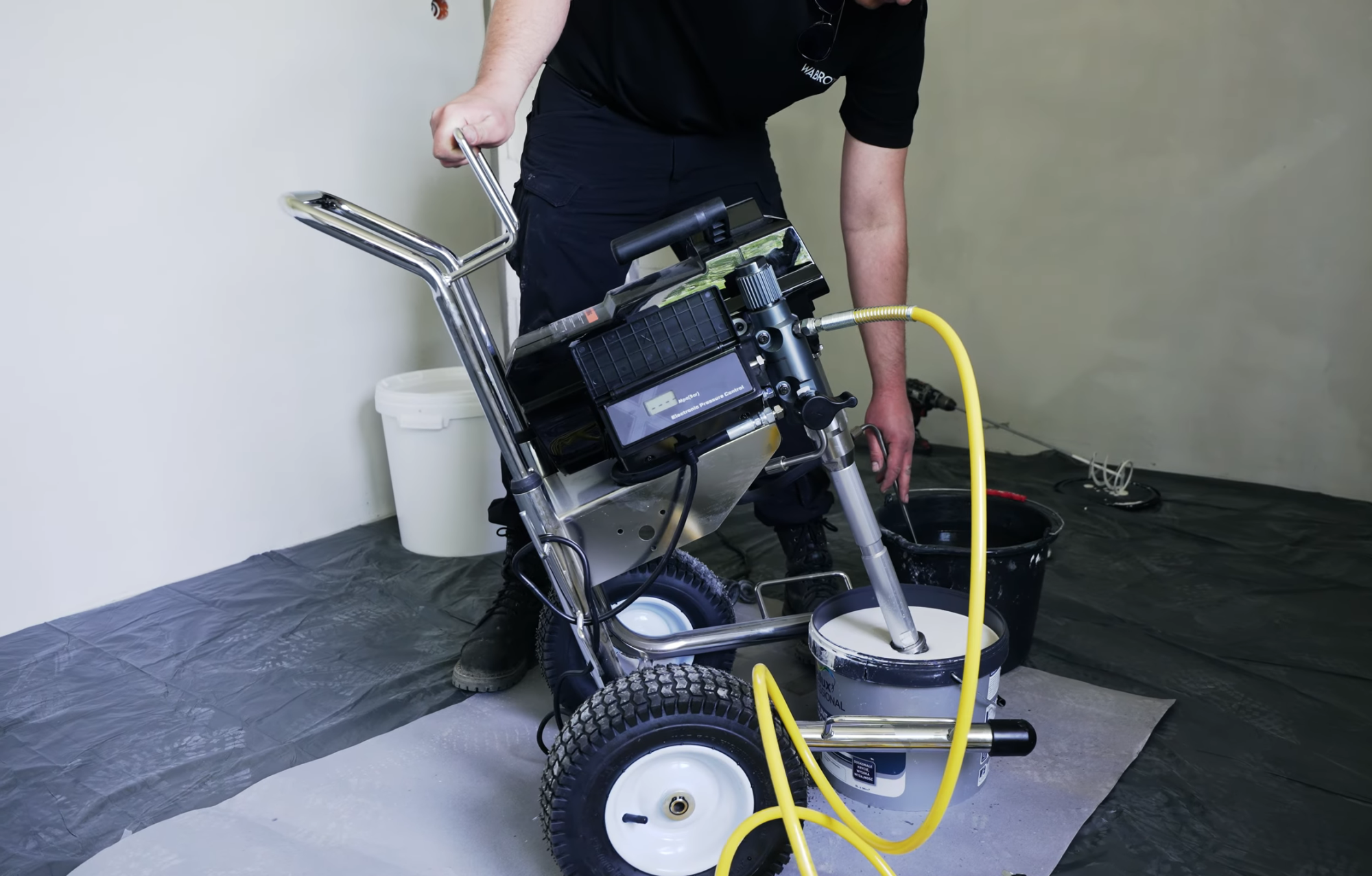 Agregat malarski WABROTECH WT40H podczas pracy