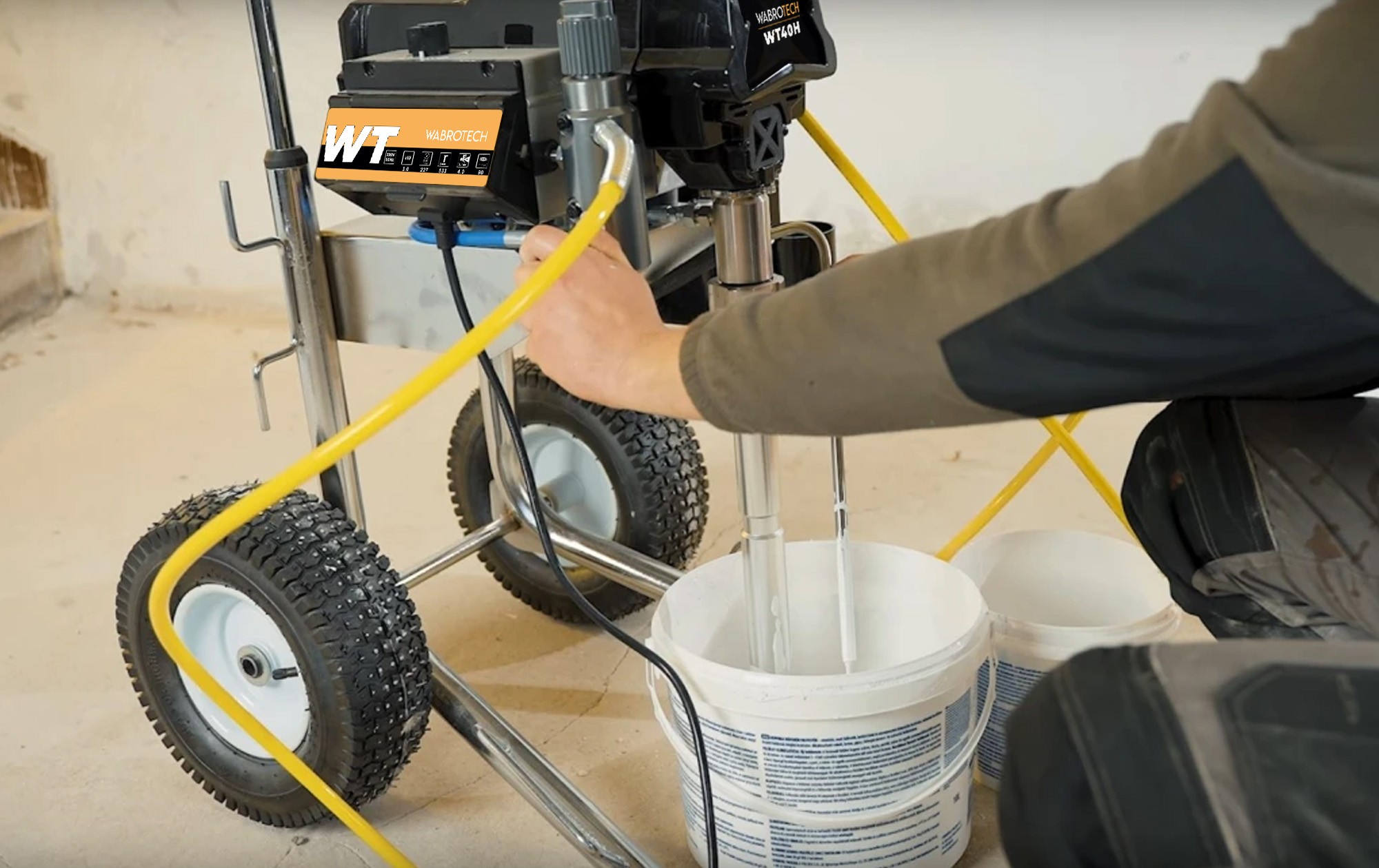 Przygotowywanie agregatu malarskiego do konserwacji