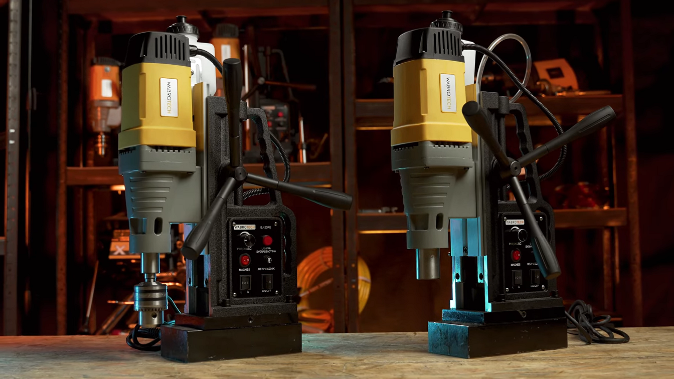 Wiertarki magnetyczne WABROTECH WT23RE i WT28RE