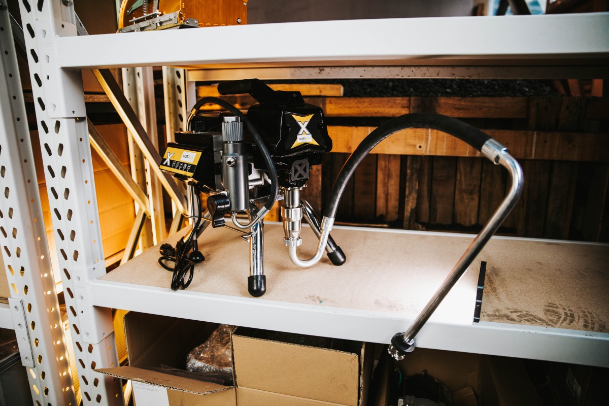 Agregat malarski WABROTECH w serwisie