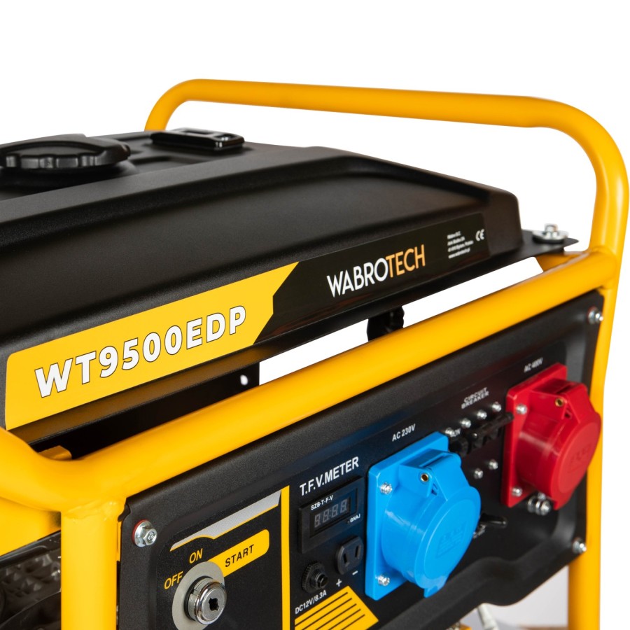 Agregat prądotwórczy WABROTECH WT9500EDP - gniazda