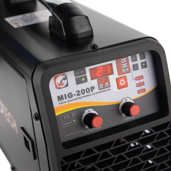 Spawarka WABROTECH MIG-200P - panel sterowania 