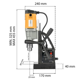 Wiertarka magnetyczna WT16E