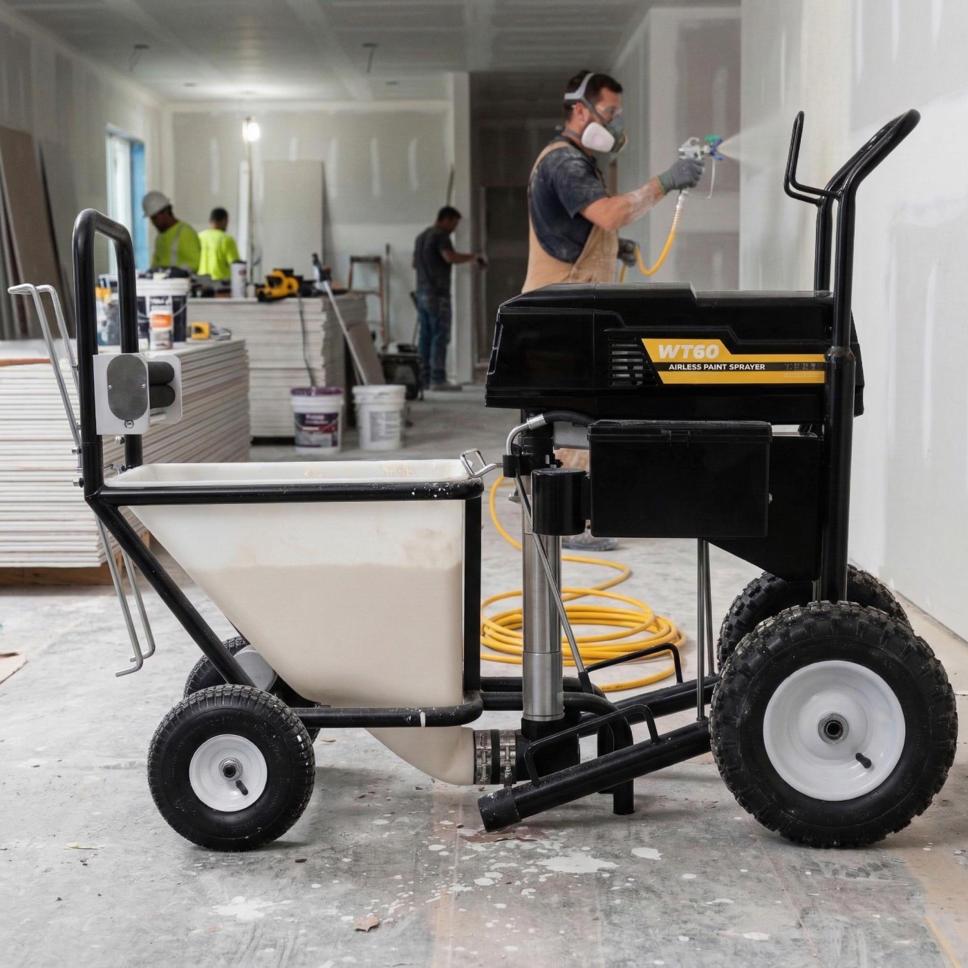 Zbiornik koszowy WABROTECH - widok z boku