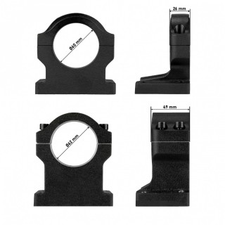 Pochyły statyw do wiertnic - obejmy