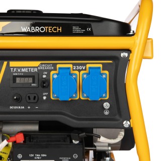 Agregat prądotwórczy WABROTECH WT3800EDF - gniazda 230 V