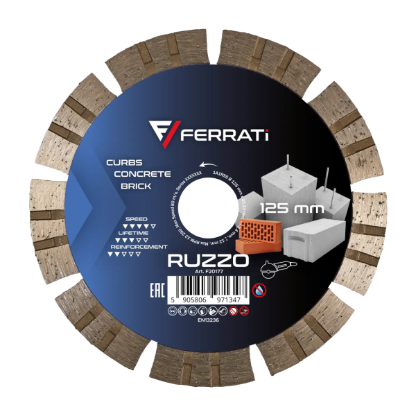 Tarcza Tarcza diamentowa Ferrati RUZZO 125mm