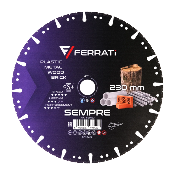 Tarcza diamentowa Ferrati SEMPRE 230mm