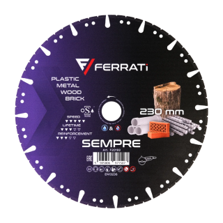 Tarcza diamentowa Ferrati SEMPRE 230mm