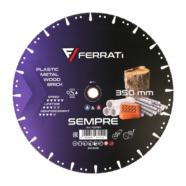 Tarcza Tarcza diamentowa Ferrati SEMPRE 350mm