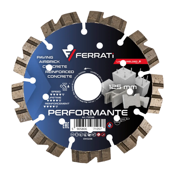 Tarcza diamentowa Ferrati PERFORMANTE 125 mm
