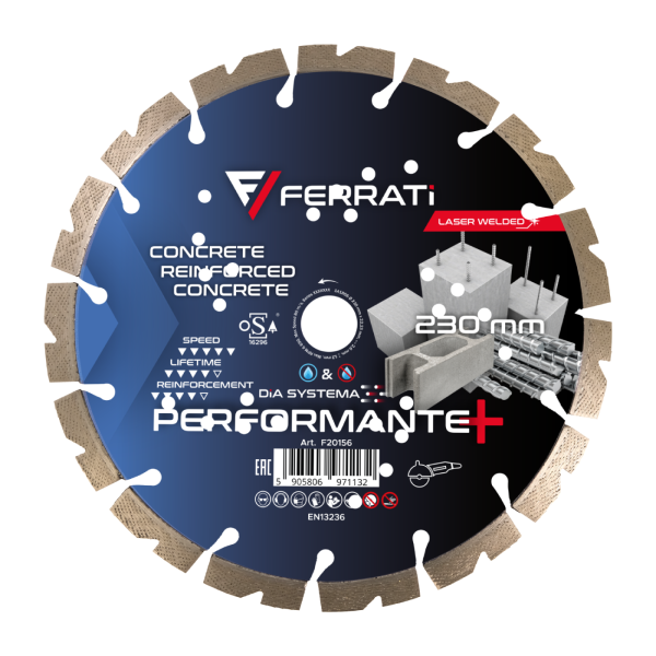 Tarcza diamentowa Ferrati PERFORMANTE PLUS 230 mm