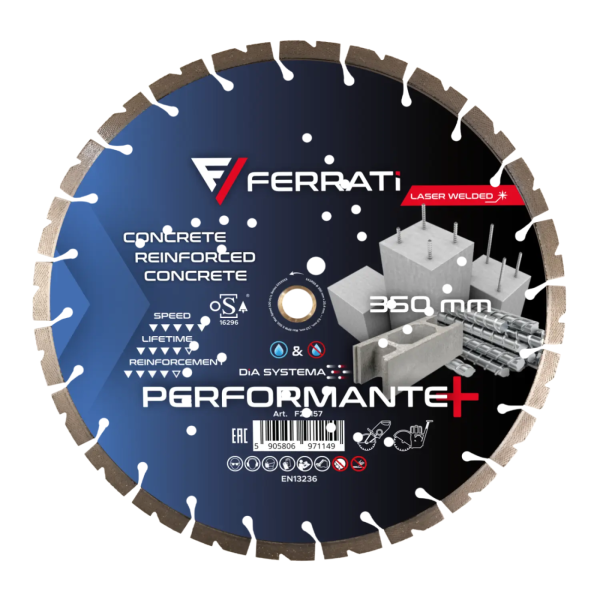 Tarcza diamentowa Ferrati PERFORMANTE PLUS 350 mm
