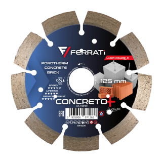 Tarcza diamentowa Ferrati CONCRETO PLUS 125 mm