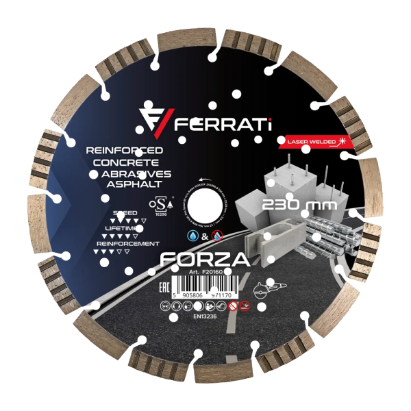 Tarcza Tarcza diamentowa Ferrati FORZA 230 mm