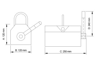 Chwytak magnetyczny PML-6